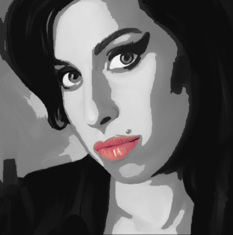 Amy Winehouse Pop Art Painting  Pop art, Amy winehouse, Pop art painting
